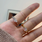Angel's Eye Marquise-Cut Cubic Zirconia Ring