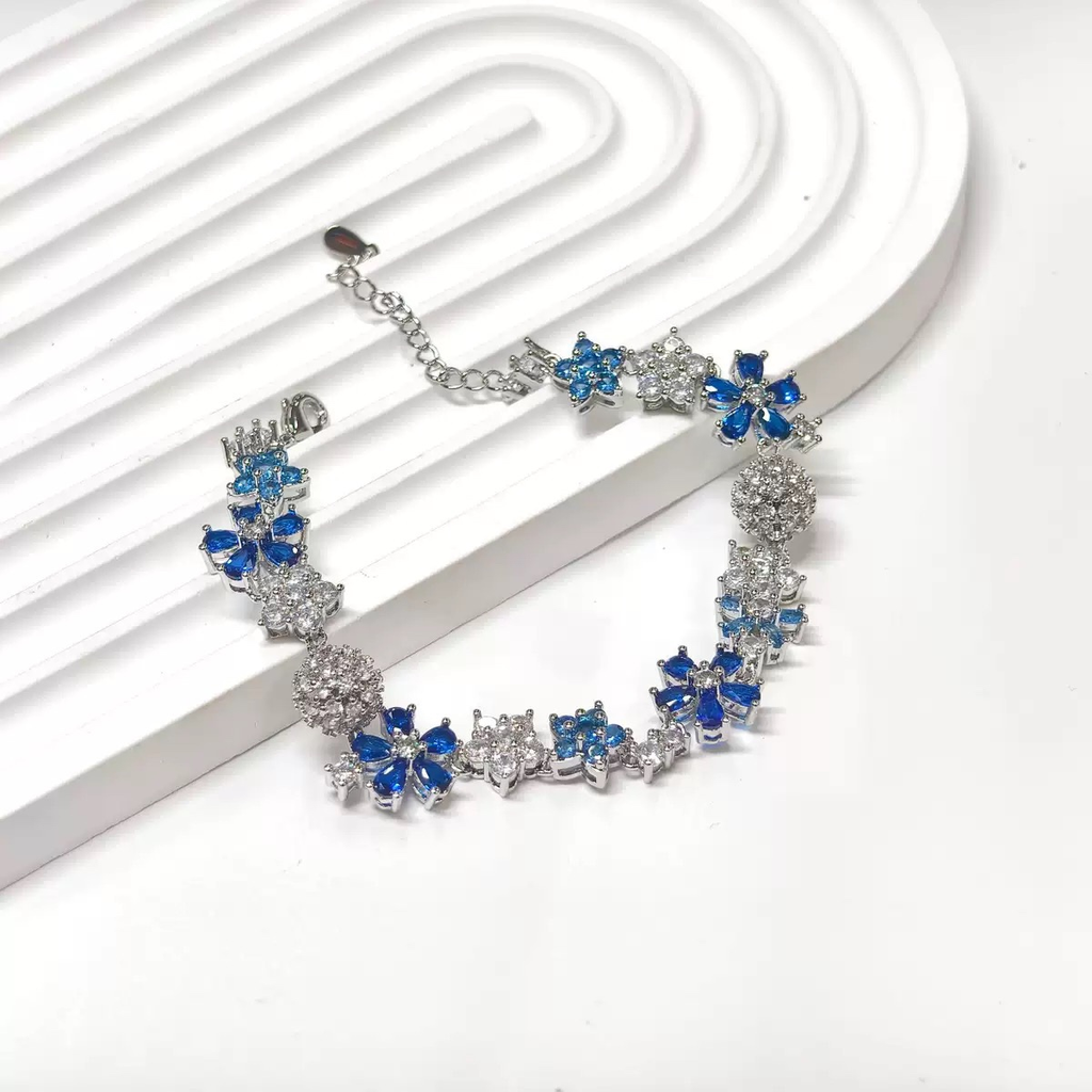 Conjunto de joyas de aguamarina y circonita "Sueño de una noche de verano" de VENEA