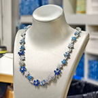 Conjunto de joyas de aguamarina y circonita "Sueño de una noche de verano" de VENEA
