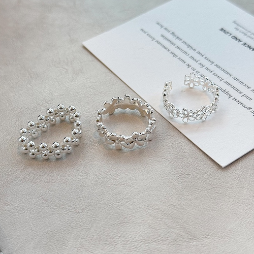 925 Sterling Silver Flower Ring