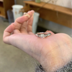 Angel's Eye Marquise-Cut Cubic Zirconia Ring
