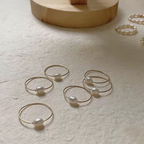 14K Gold Filled Pearl Ring