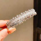 Lace-Edge Cubic Zirconia Cuff Bracelet - 18K Gold & Silver Plated