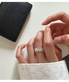 925 Sterling Silver Flower Ring