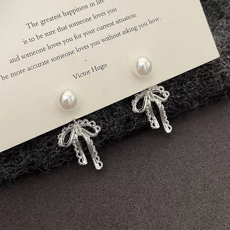 Bow Pearl Jewelry Set